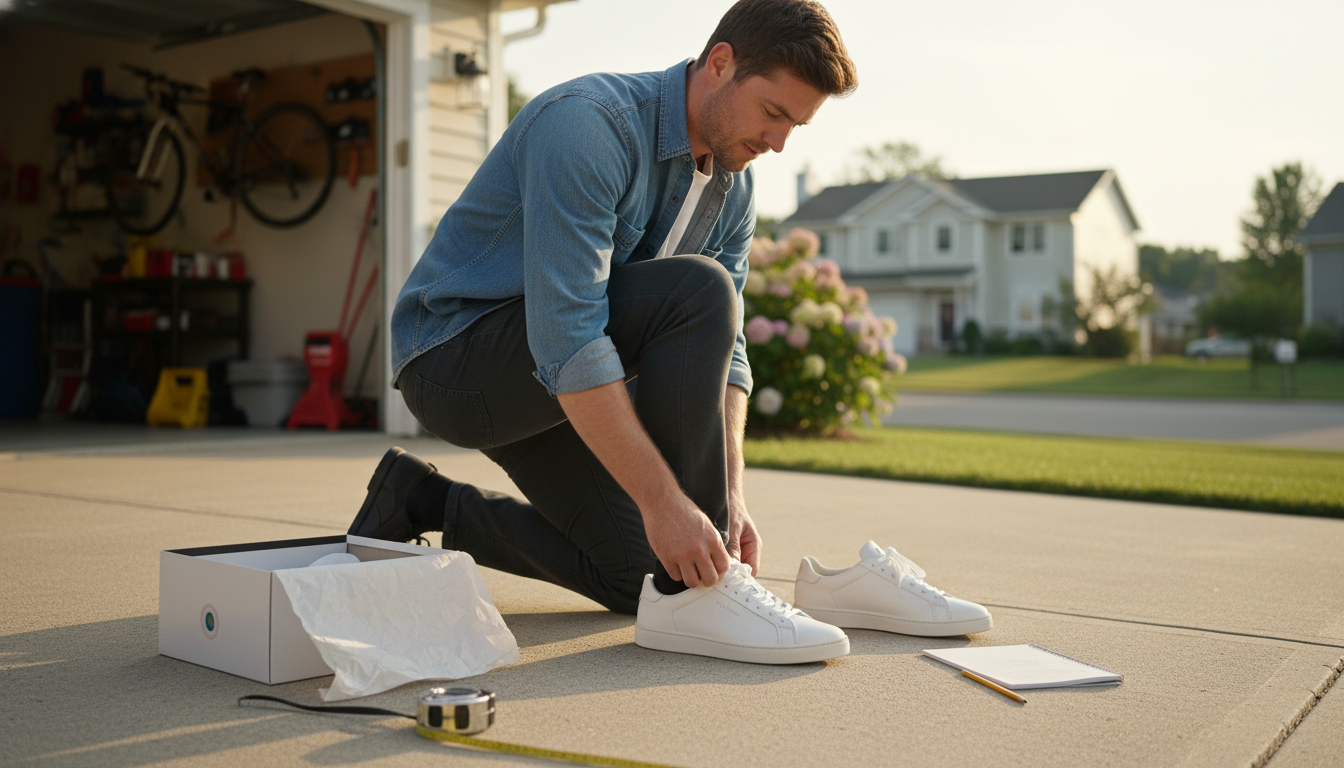 Clarks Men’s White Sneakers: True to Size or Not?