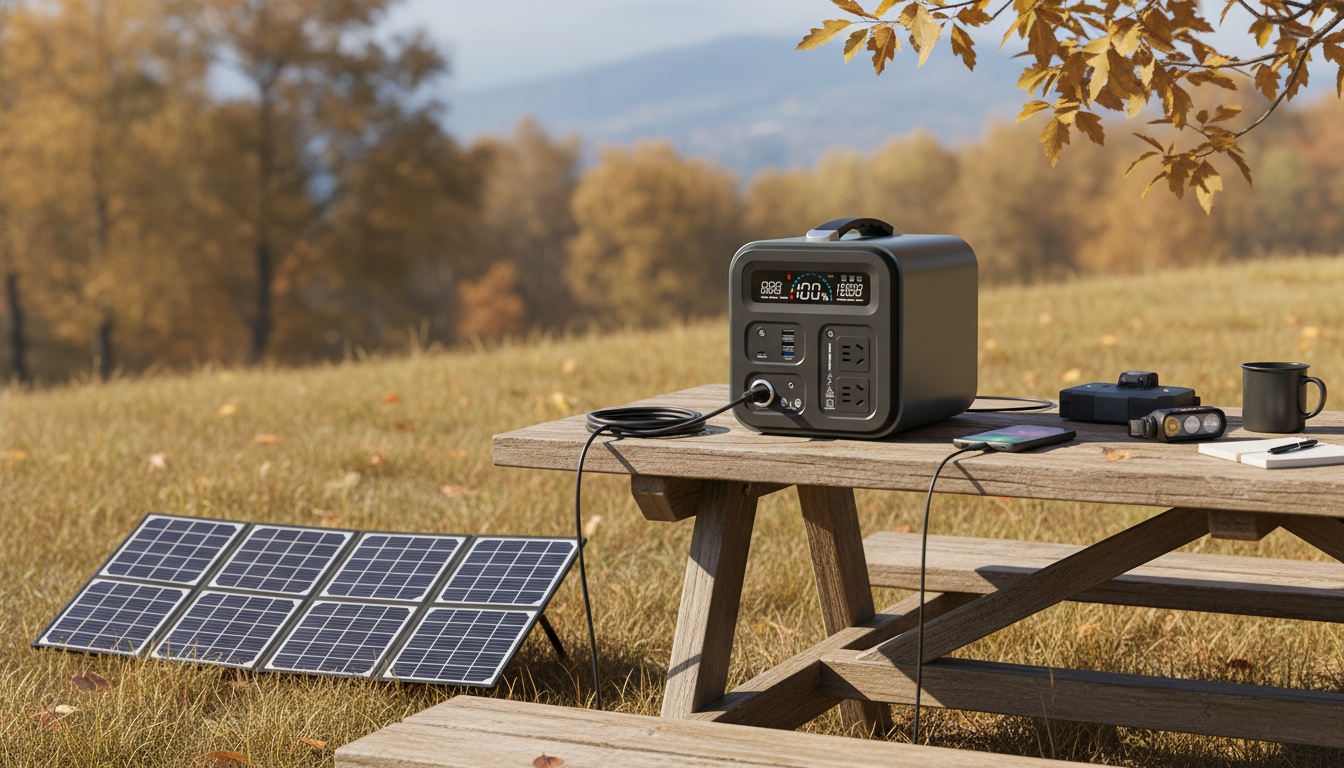 550Wh Solar Power Station: 600W Pure Sine Backup Guide