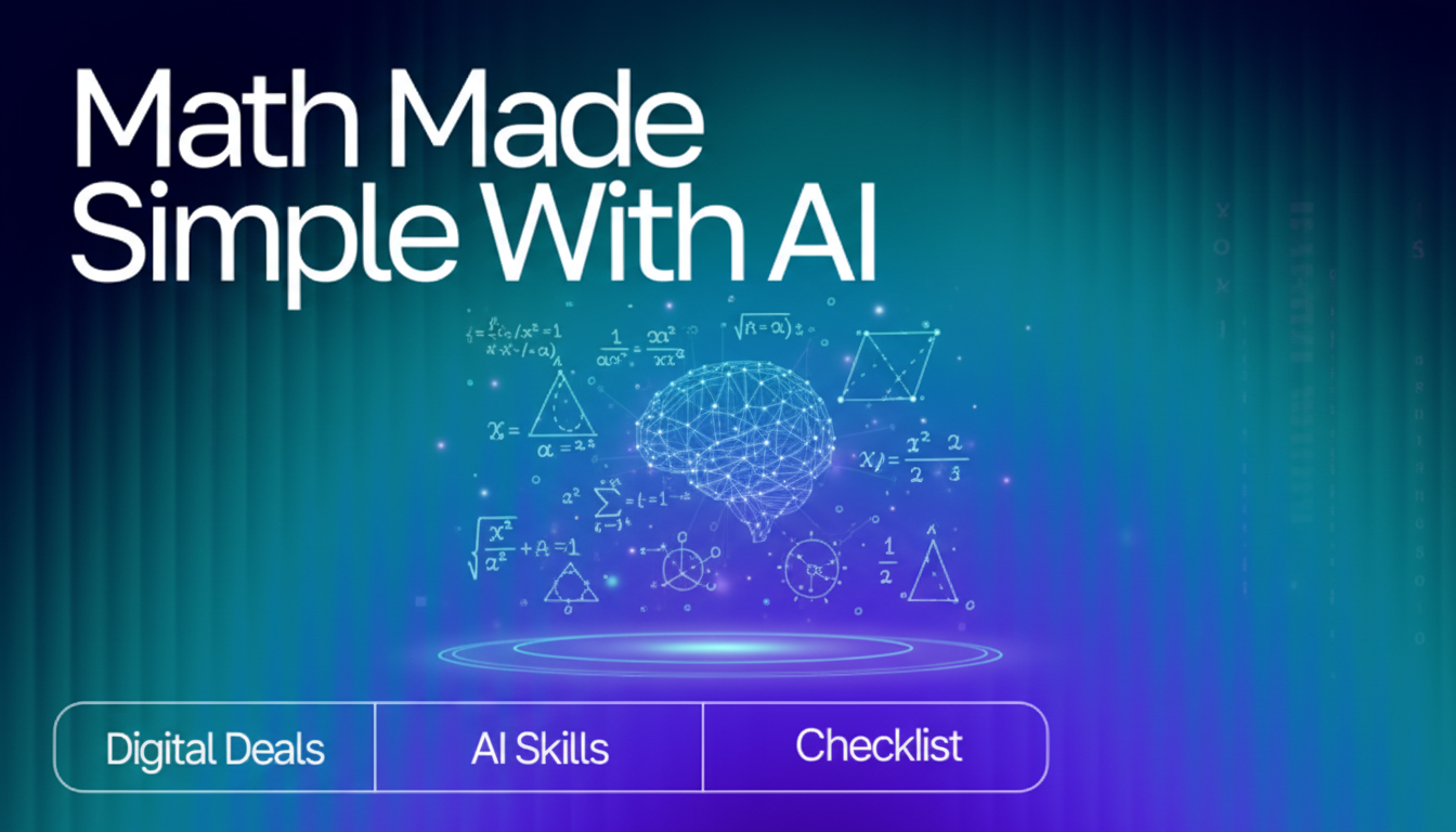 AI Math Study Checklist: Hints, Practice, Verify