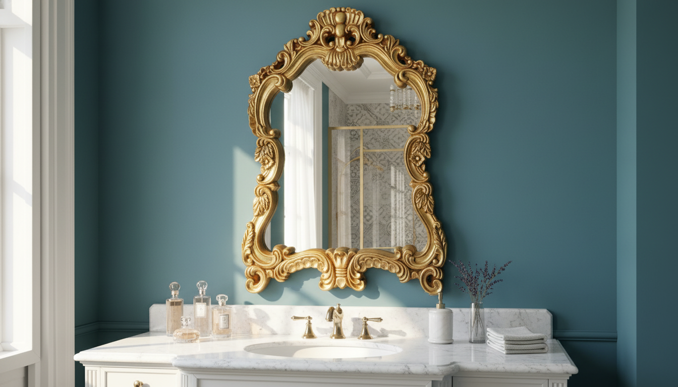 European Wall Mirror Ideas for Bathroom & Dressing Room