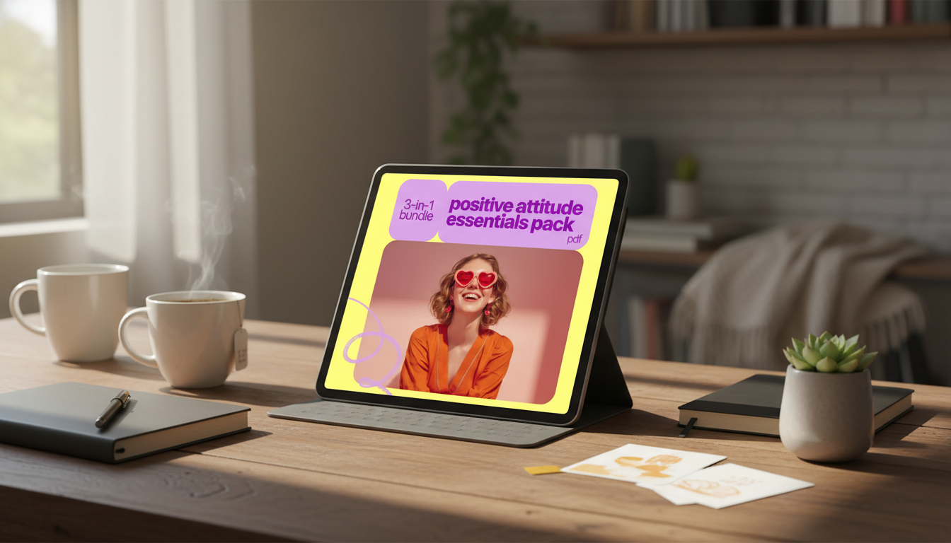 Positive Attitude Essentials Pack: 30-Day Mindset Bundle