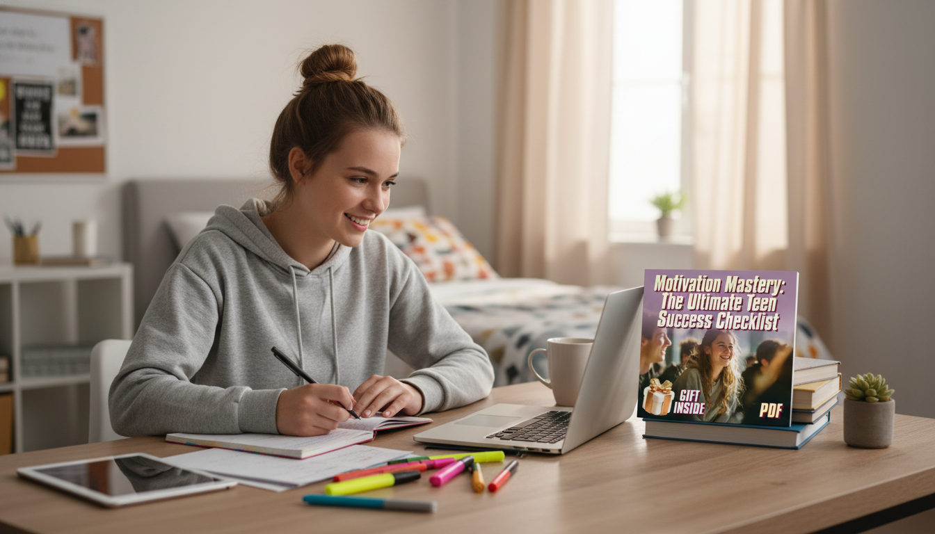 Teen Motivation Checklist: Study Habits That Boost Grades