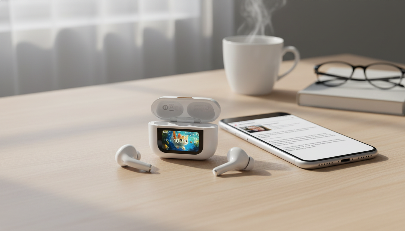 Touch-Display ANC Earbuds: Better Control, Less Noise