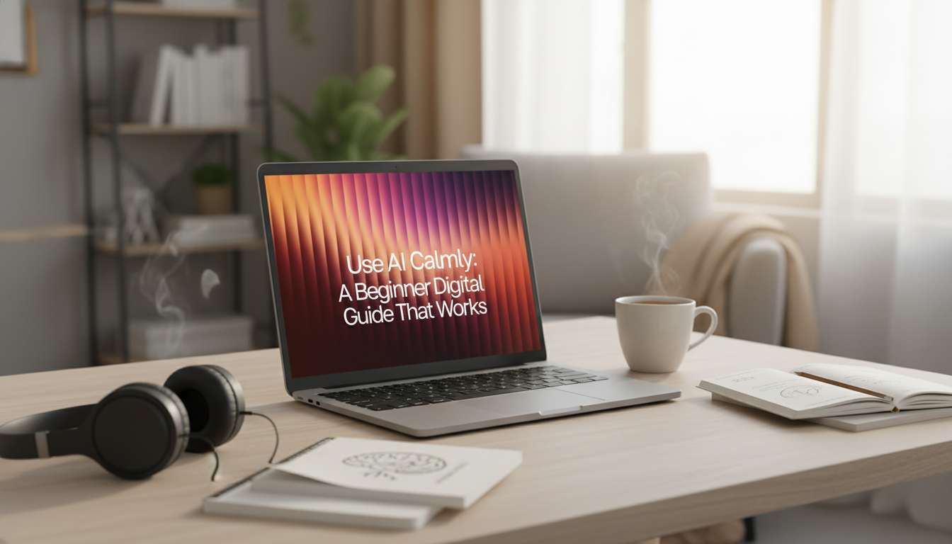 Use AI Calmly: A Beginner Digital Guide That Works