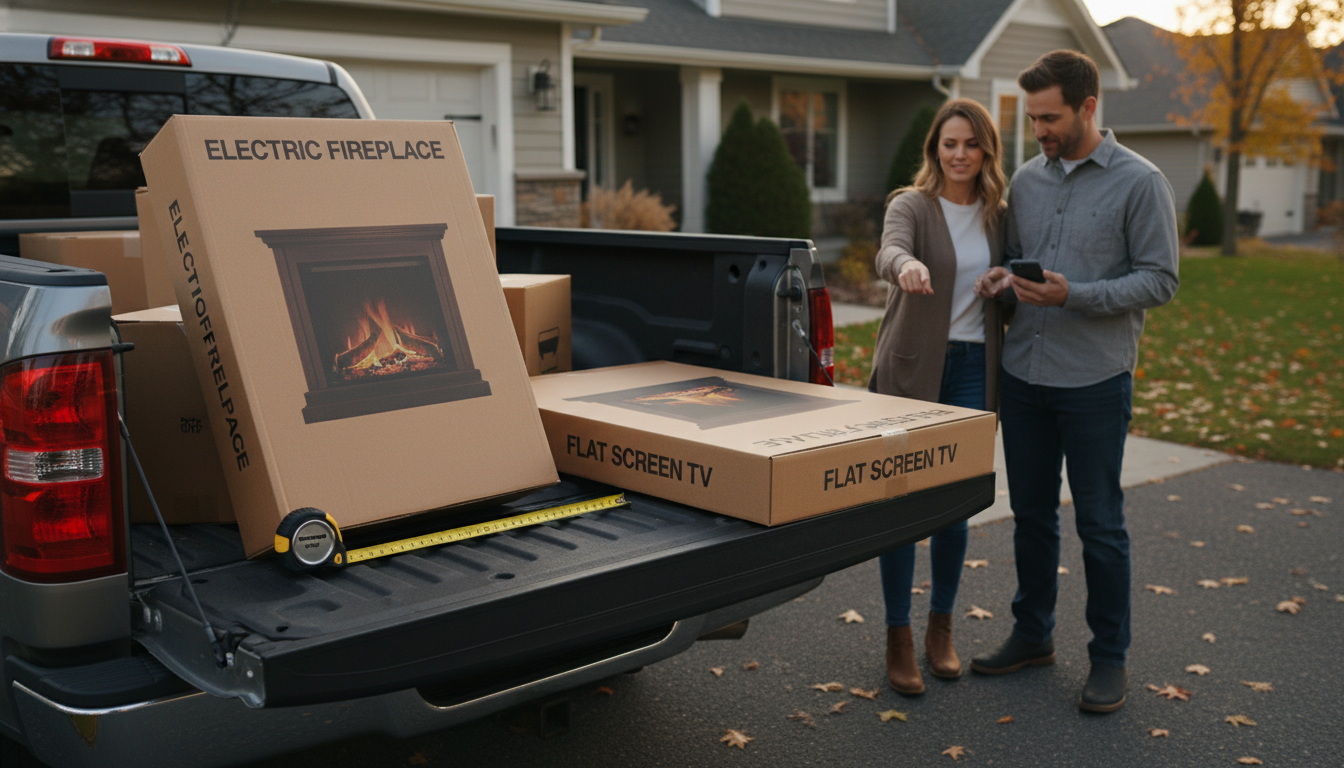 Electric Fireplace Size Under a TV: Best Width Guide