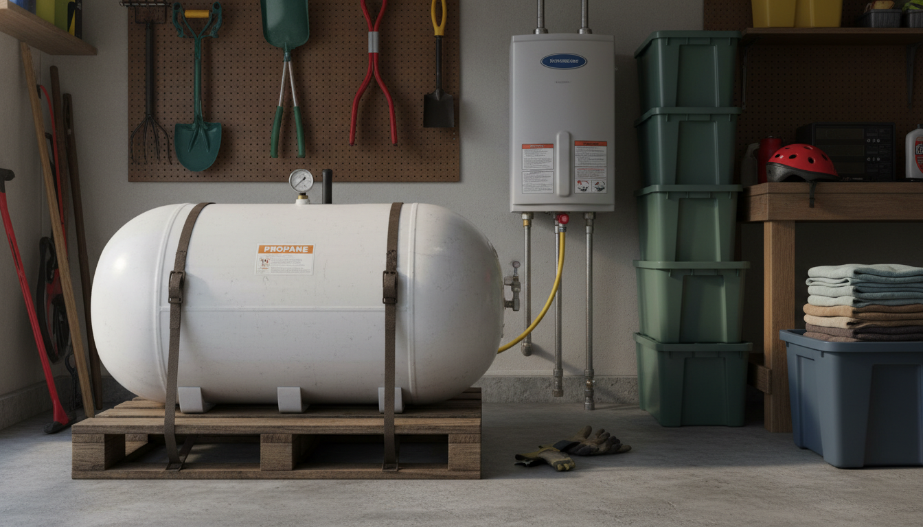 100-Gallon Propane Tank: Tankless Heater Runtime Guide