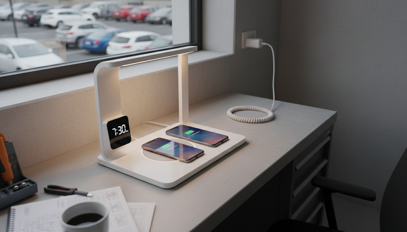 Will a Wireless-Charging Lamp Clock Charge iPhone/Android?