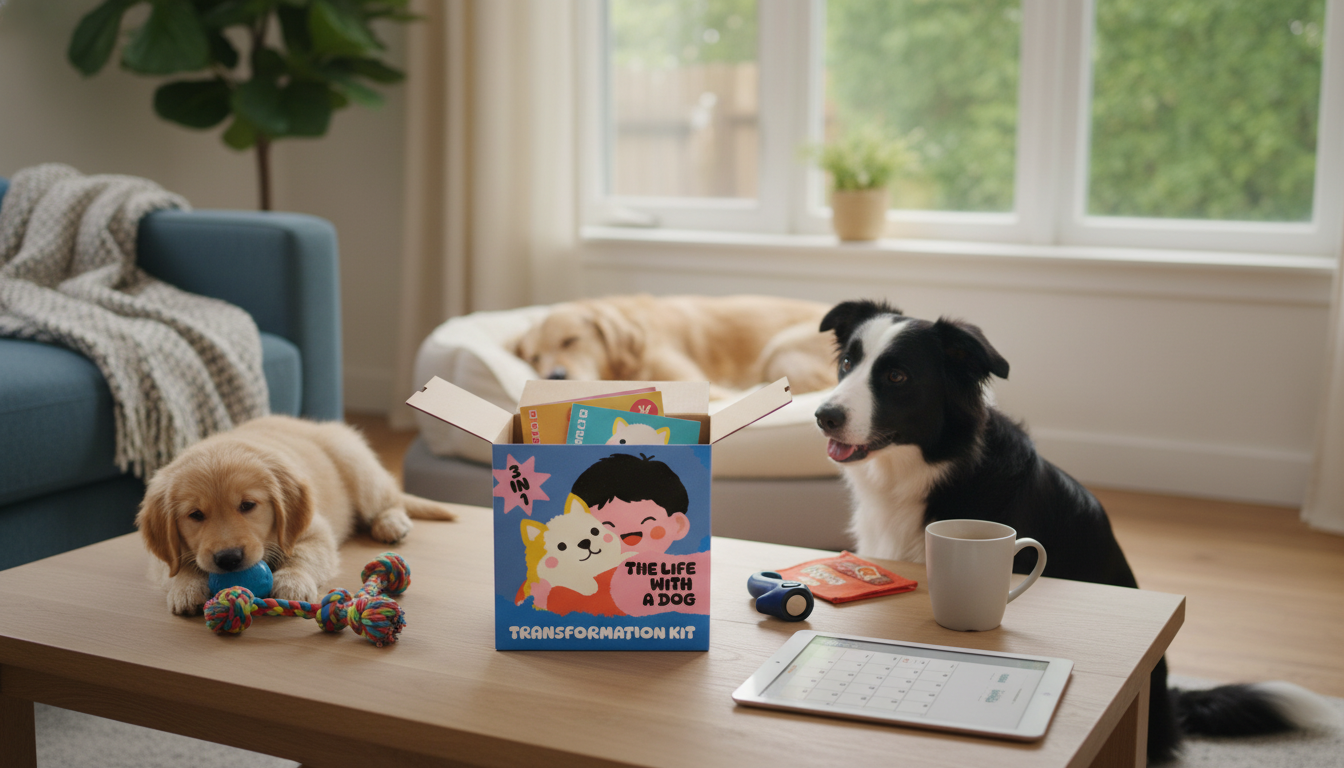 3-in-1 Dog Training Plan: Puppy Play, Teen Focus, Calm