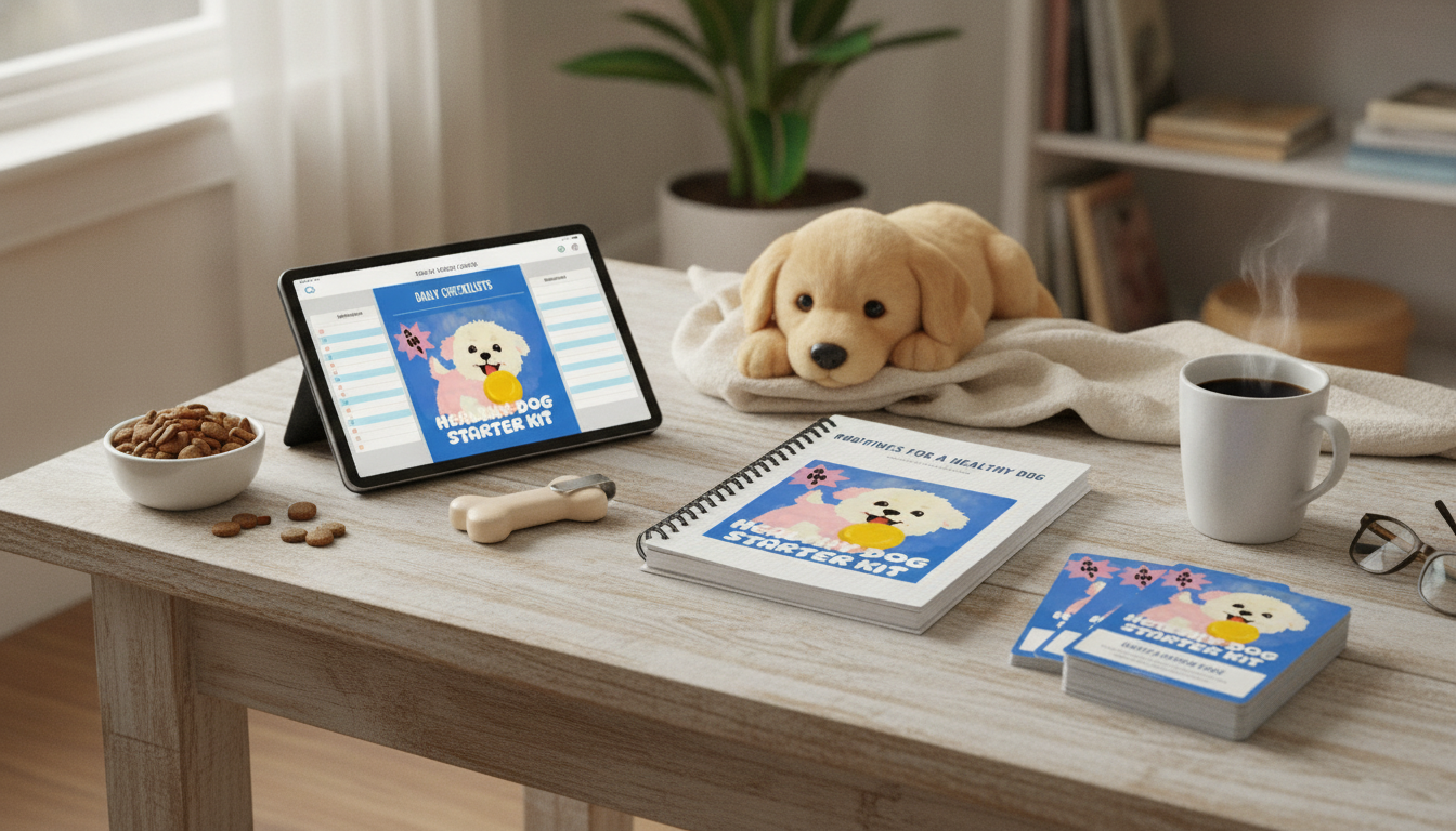Healthy Dog Care Starter Kit: Daily Checklists & Routines