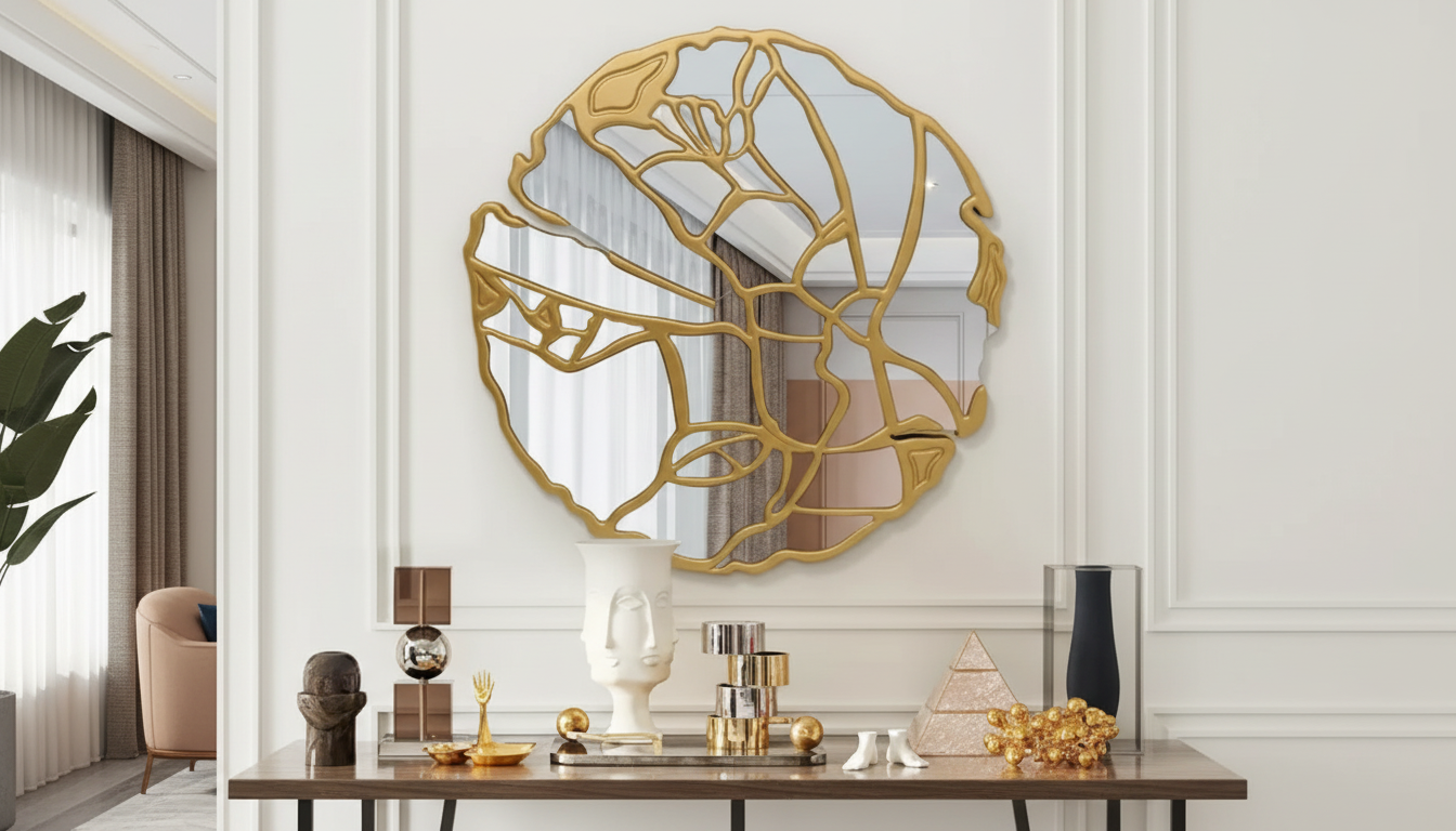 Large Round Wall Mirror Placement, Size & Styling Guide
