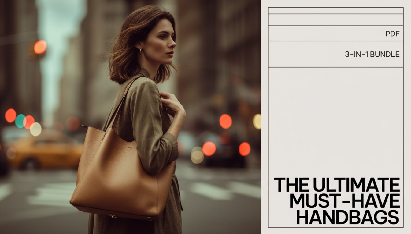 Must-Have Handbags Bundle: 3-in-1 Guide + Checklist