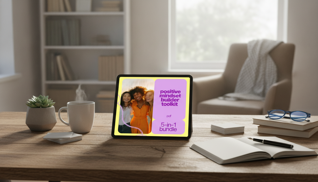 Positive Mindset Toolkit: 7-Day Guides & Checklists