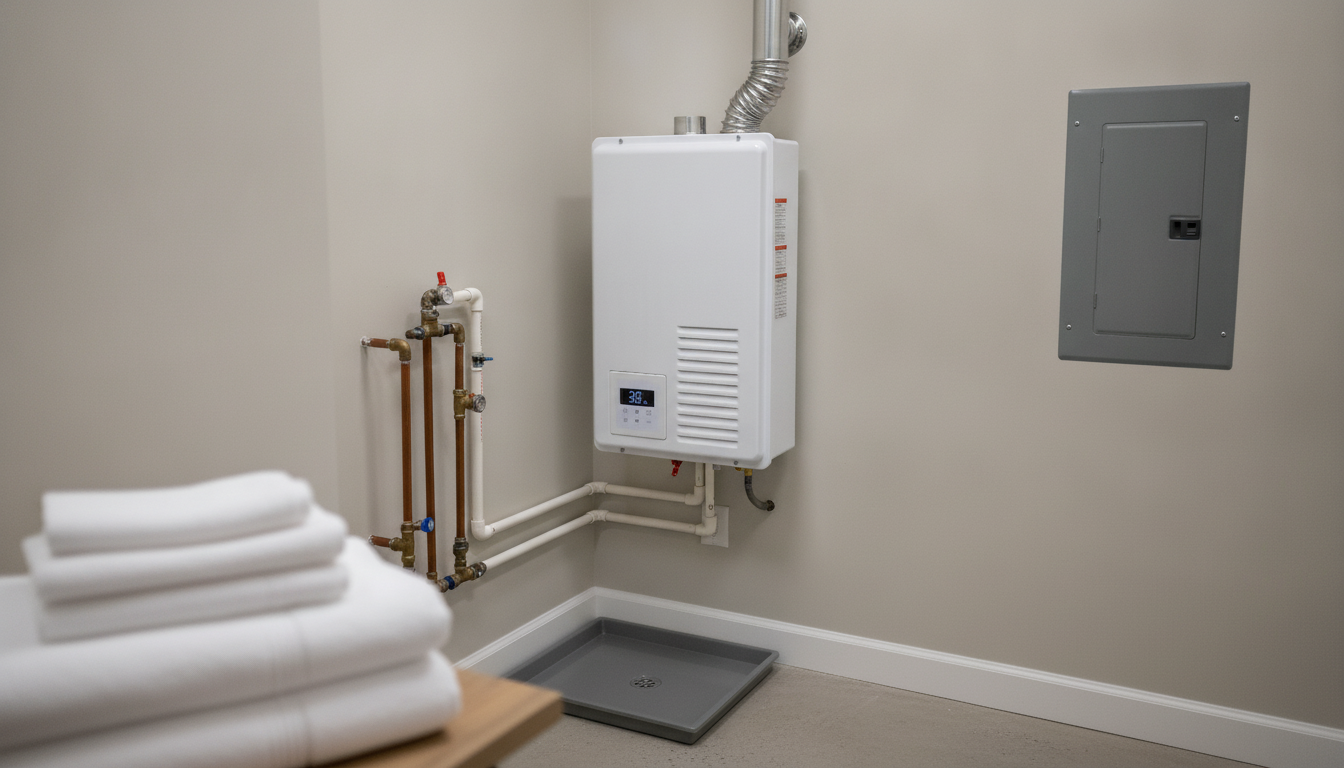 Gas Tankless Water Heater Indoors: What’s Required