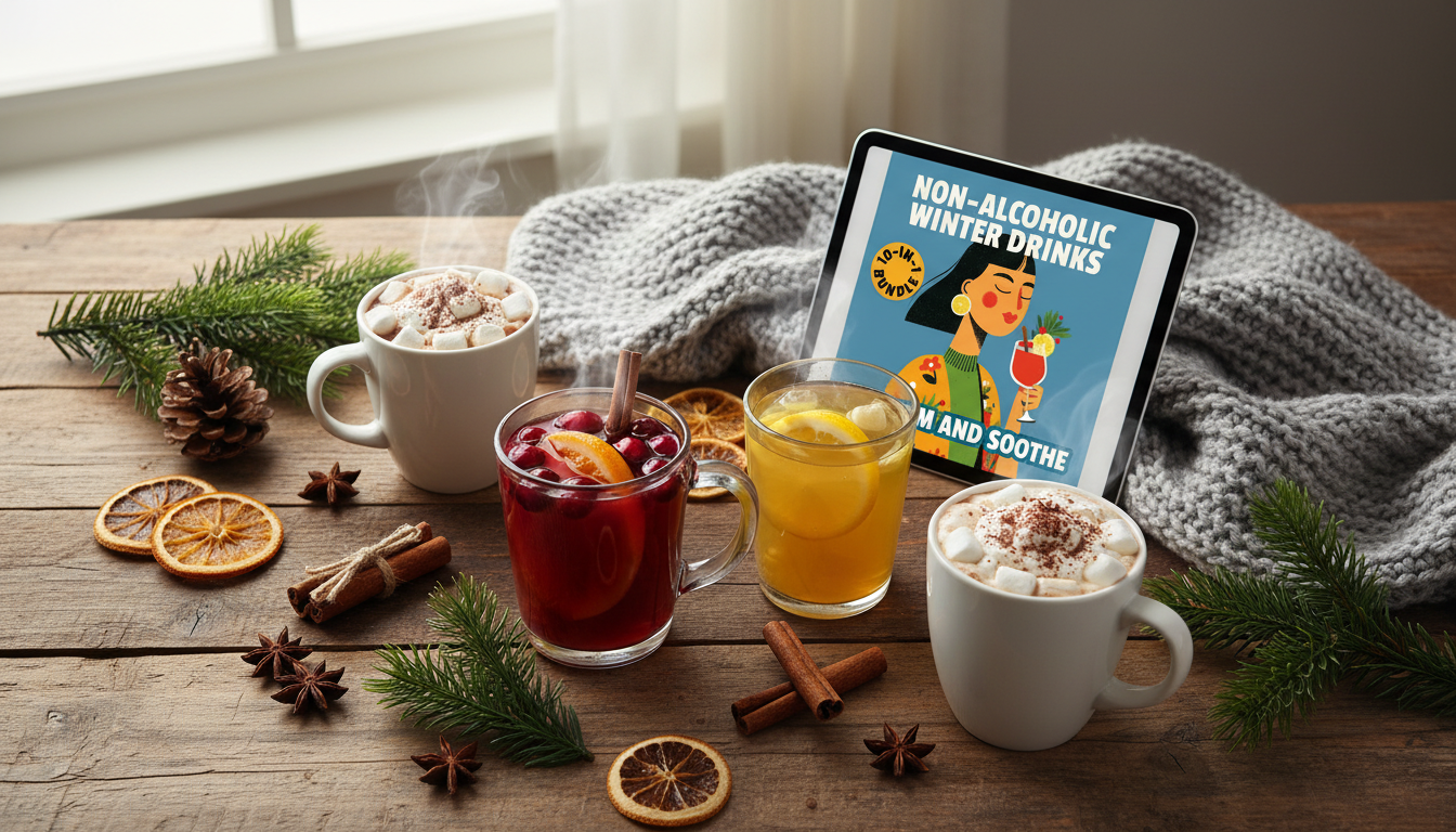 Cozy Non-Alcoholic Winter Drinks + 10-in-1 Bundle