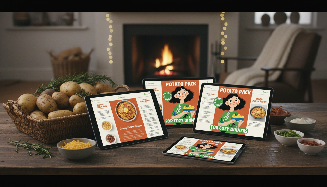 Cozy Potato Dinners: 10-in-1 Recipe Bundle & Guides