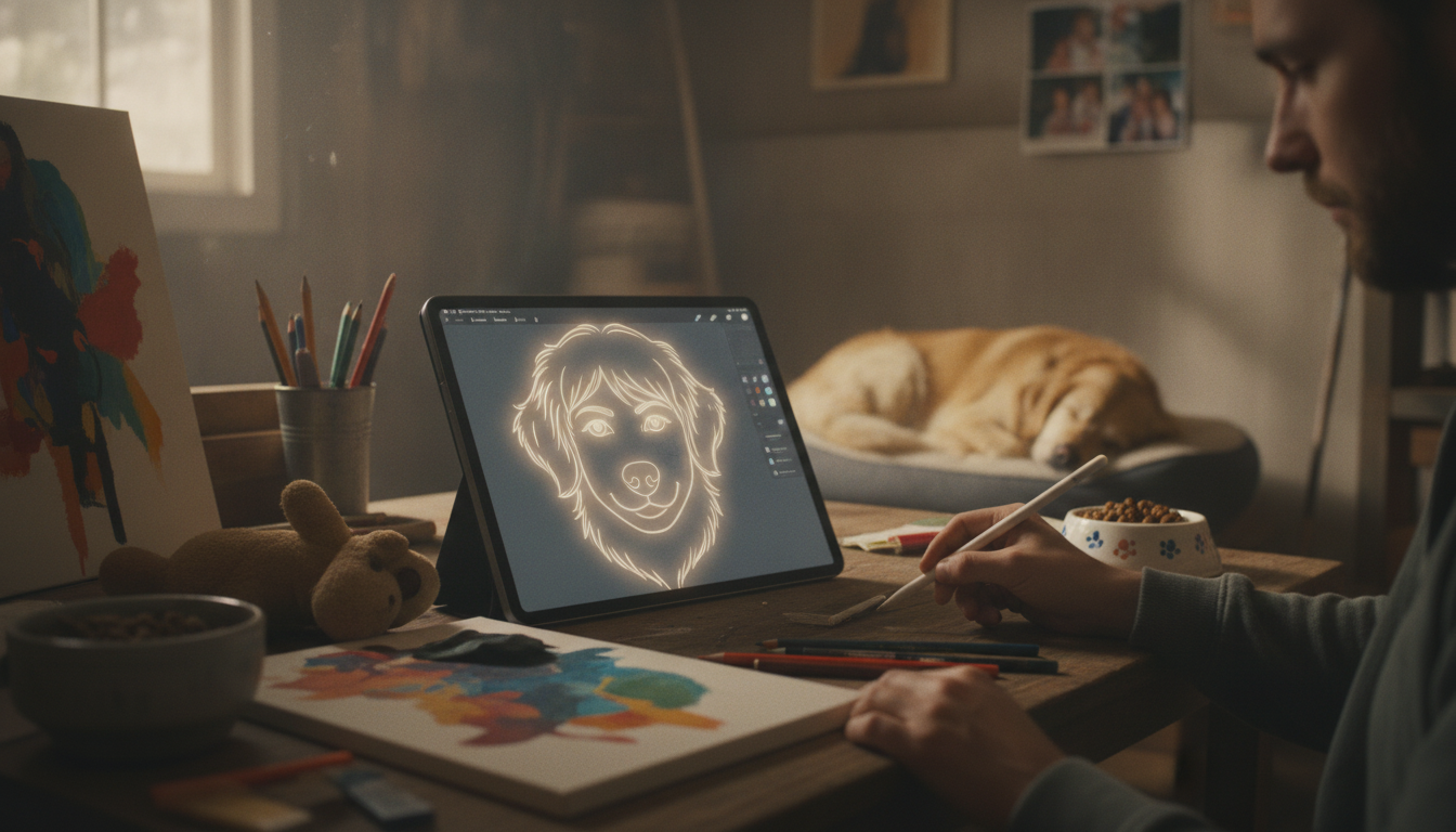 AI Pet-to-Human Portrait: Easy Steps & Prompt Tips