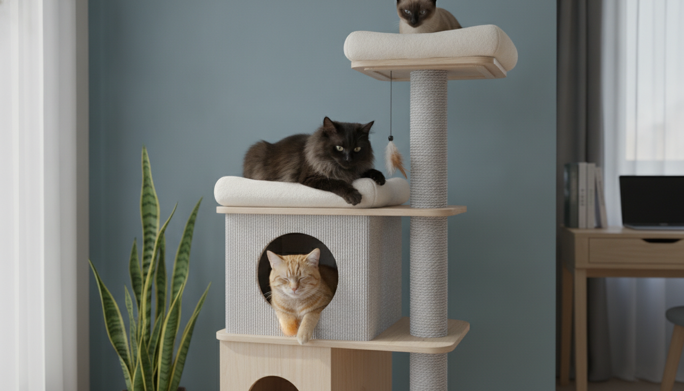 Best Multi-Level Cat Tree Tips for Small Apartments