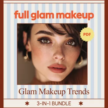 Full Glam Makeup Bundle: 3-in-1 Digital Guides